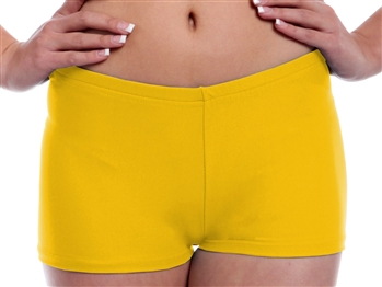 ALWAYS Women's Premium Super Soft Spandex Shorts Yellow S